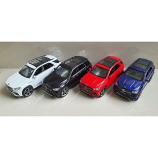 รถโมเดลเหล็ก Mercedes Benz AMG GLE 63S 1:32 ขนาดยาวประมาณ 15cm เปิดประตูได้รอบ มีเสียงมีไฟ