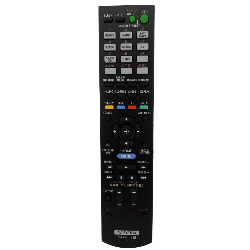 ใหม่เปลี่ยน RM-AAU116 สําหรับ SONY AV ตัวรับสัญญาณรีโมทคอนโทรล RM-AAU168 STRK3500WS STR-KM3500