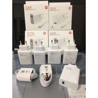 แท้ ที่ชาร์จเร็ว แบบเทอร์โบ สําหรับ xiaomi ori 67W 33W 55W 120W type C mi 11 mi 10 mi 10T pro poco F3 poco F2 poco harger xiaomi type C 33W 55W 67W 120W