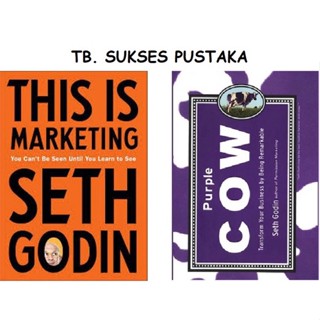 [ภาษาอังกฤษ] หนังสือ SETH GODIN - นี่คือการทําการตลาดและวัวสีม่วง คุณสามารถเห็นได้ถึงคุณเรียนรู้ที่จะเห็น [ต้นฉบับ]