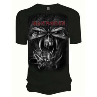 Lint9 [XS-6XL] เสื้อยืดผ้าฝ้าย 100% พิมพ์ลายโลโก้ Iron Maiden Final Frontier Album Rock Metal Iron Maiden Final Frontier