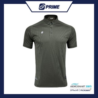 EGO PRIME PM216 เสื้อโปโล สีเทาดัสตี้ โอลีฟ แอนตี้แบคทีเรีย