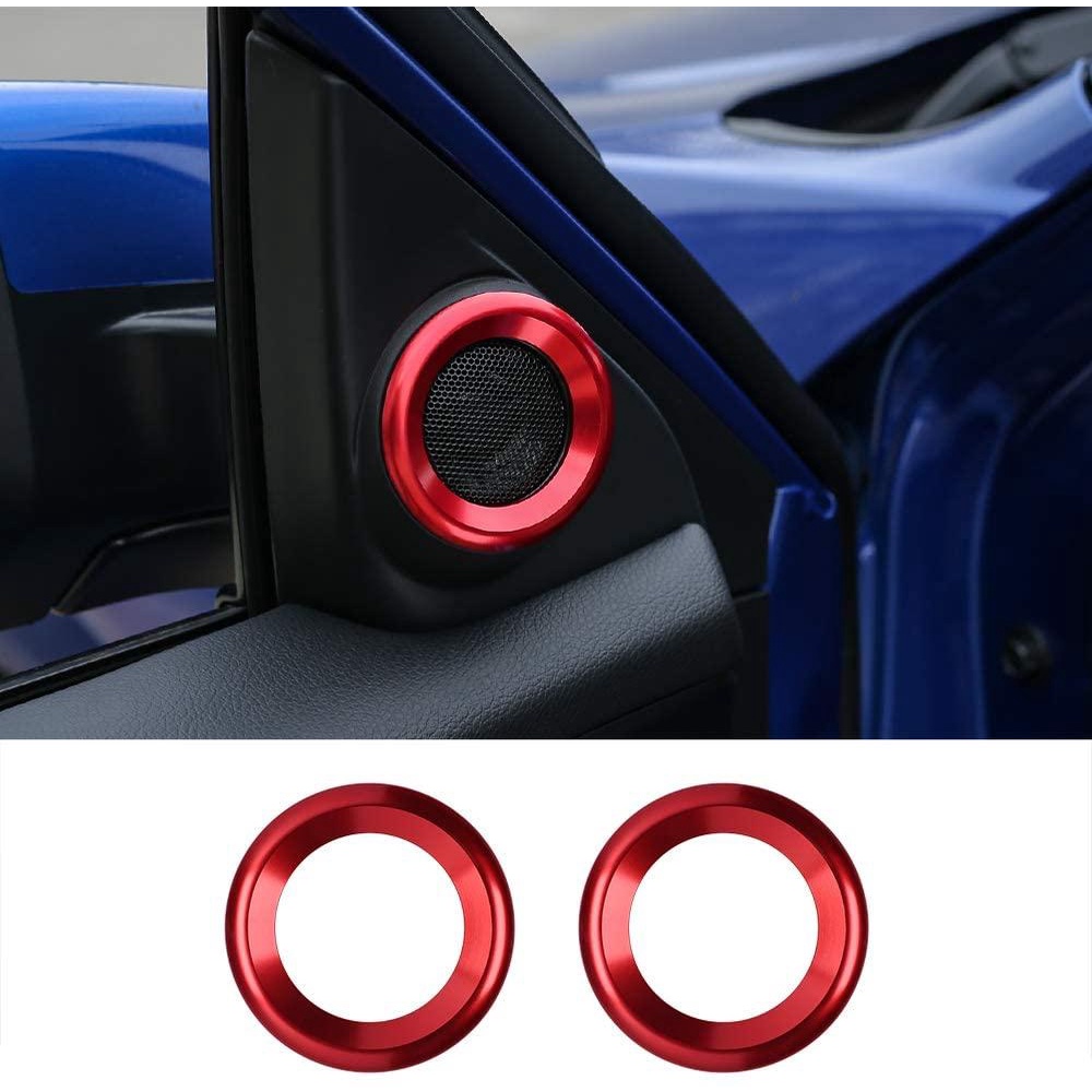 แหวนลําโพงเครื่องเสียง ทรงกลม สําหรับตกแต่ง Honda Civic รุ่น 10th Gen 1 คู่