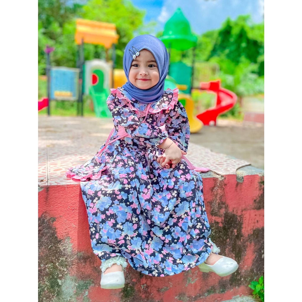 เดรสเด็ก ชุดเด็กผู้หญิง ชุดเด็กอิสลาม Muslim kids dress