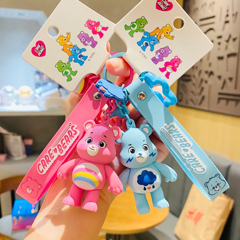 🔑🧸พร้อมส่ง ✨ในไทย🧸🔑 พวงกุญแจน้อนหมีแคร์แบร์ (Care Bears) งานแท้ 100%❗️❗️สุดน่ารักกกก