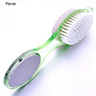 Flyup Brand 4in1 แปรงหินภูเขาไฟ กําจัดผิวที่ตายแล้ว สําหรับขัดเล็บเท้า