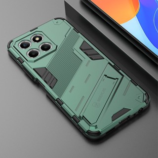 เคส Honor X6 ฮาร์ดเคสกันกระแทกเคสโทรศัพท์ Hybrid Armor Shockproof Hard Case Honor X6 HonorX6 Cover Stand