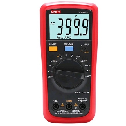 UNI-T UT136B+ อุปกรณ์มัลติมิเตอร์ดิจิตอล NCV function AC/DC Voltage/Current