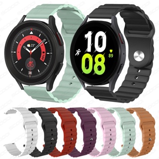 สายซิลิโคน สําหรับ Samsung Galaxy watch 6 5/5 Pro / 4 watch/6 4 classic smartwatch Ridge Sport Bracelet band