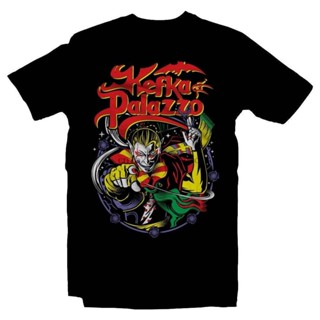 comic home Dancing Mad Final Fantasy 6 Kefka Palazzo Heavy Metal Band King Diamond T Shirt Video Game Shirt Retro Graphi