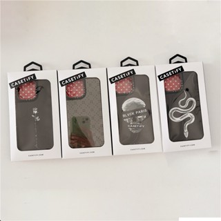Casetify【หัวกะโหลกงู】เคสโทรศัพท์มือถือ TPU กันกระแทก ลายดอกไม้ กะโหลก สําหรับ iPhone 14 plus 14 pro Max 13 12 11 pro Max