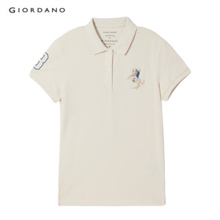 GIORDANO เสื้อโปโลผู้หญิง Womens Napoleon Polo 05311210