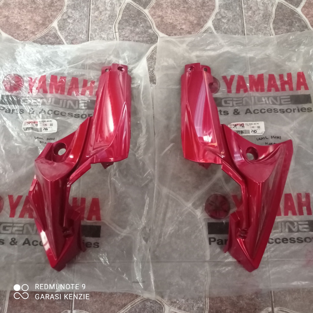 MERAH Legshield Lower Wing Jupiter Z ใหม่ 115 หุ่นยนต์ Maroon Original YGP 31B-F8385-00-P2 31B-F8395