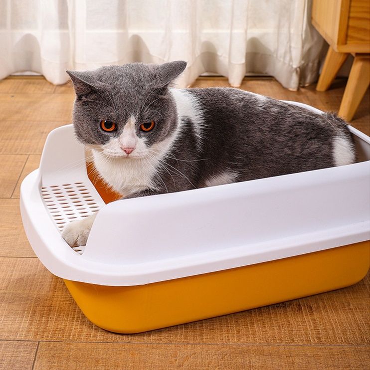 KTCAT กระบะทรายแมว​ ขอบสูงป้องกันทรายกระเด็น มี 6 สี