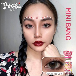 คอนแทคเลนส์ Big eye รุ่น mini Bang ยี่ห้อ Kitty Kawaii มีสี เทา ตาล มีค่าสายตา (-0.00)ถึง(-700)