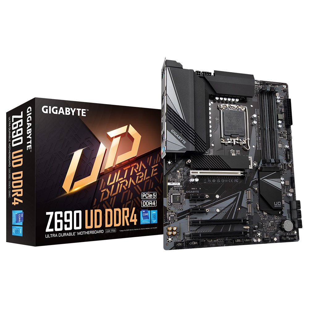 เมนบอร์ด GIGABYTE Z690 UD DDR4 ATX Intel | แอลจีเอ1700 โมโบ