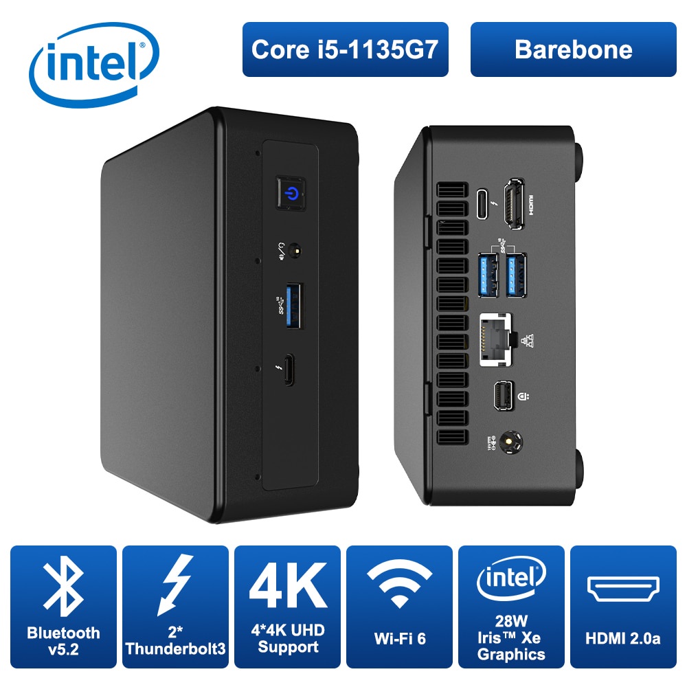インテル Intel NUC 11 Pro NUC11TNHi5 Home & Business Mini Desktop