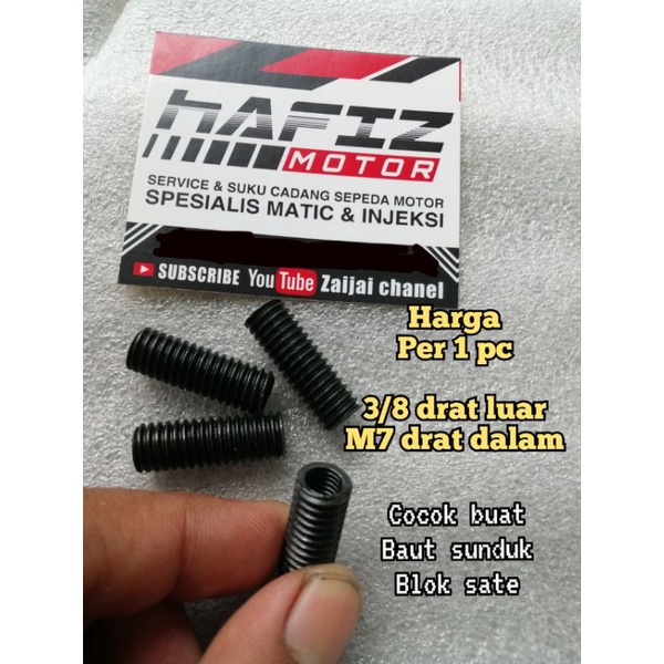 Recoil bolt 11 m7 sokdrat bolt 11 m7 x 3/8 sokdrat bolt 11 m7x1.0 perbos bolt 11 sokdrat 3/8xm7