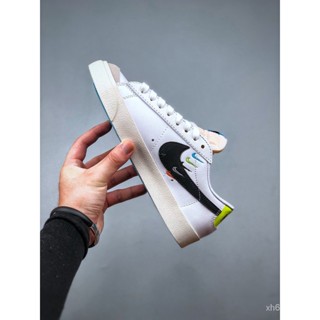 Nike Blazer Mid 77 VNTG Trailblazer รองเท้ากีฬาลำลองสำหรับบุรุษและสตรีรองเท้าสเก็ตบอร์ดรองเท้าผ้าใบ