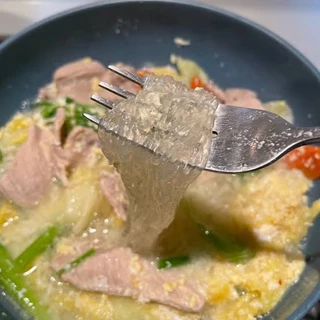 วุ้นเส้นเหนียวนุ่ม 1กิโลกรัม เส้นขาวสะอาด ใช้ทำอาหารได้หลายเมนู
