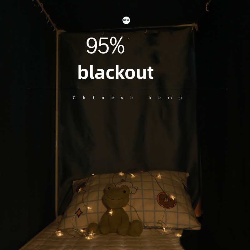 แนะนำ ผ้าม่าน 1.2*2m ผ้าม่านทึบแสง 95% พักนักศึกษาผ้าม่านหอพักวิทยาลัยเตียงเดี่ยวชั้นบนเตียงสองชั้น ราคาพิเศษ มีเก็บเงินปลายทาง