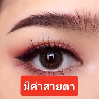 คอนแทคเลนส์ สายตา-แฟชั่น Wink bella 3 tone brown