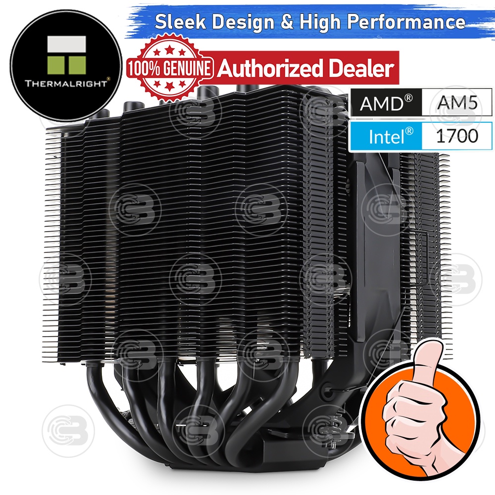 Thermalright Official Store Silver Soul 135 BLACK CPU Heat Sink