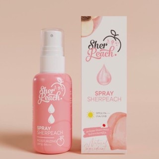 สเปรย์น้ำแร่กันแดด เชอพีช SHER PEACH MINER SPRAY SPF 30++ 30 ml.