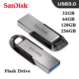 Sandisk แฟลชไดรฟ์ USB 3.0 32GB 64GB 128GB 256GB โลหะ หน่วยความจํา ความจุจริง ดิสก์ U