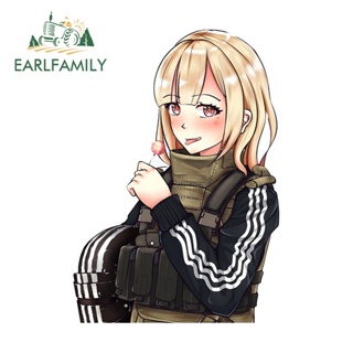 Earlfamily สติกเกอร์ ลายเกม Escape from Tarkov Killa กันน้ํา สําหรับติดตกแต่งหน้าต่างรถยนต์ 13 ซม. x 9.1 ซม.