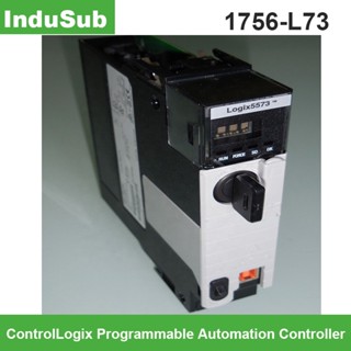 Original AB PLC 1756-L73 โมดูลควบคุมอินพุตดิจิทัล Logix ตั้งโปรแกรมอัตโนมัติ