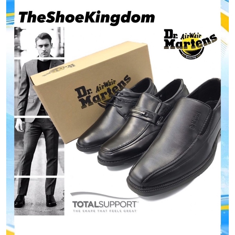 Dr Martens Classic Smart Office รองเท้าทางการ / Kasut Hitam Jenis หนัง PU Dr Martens