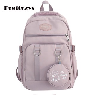 Backpack Prettyzys 2022 Korean Bag pack Large capacity 15.6 inch School Backpack For Teenage Girl