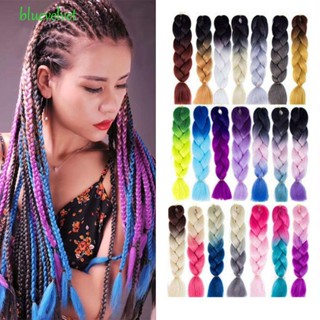 Bluevelvet ต่อผม Ombre Twist โครเชต์แอฟริกันแอฟริกันถักเปีย