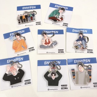 (พร้อมส่ง) Acrylic Keychain พวงกุญแจ Enhypen dimension dilemma เอ็นไฮเพน เอนไฮเพน by mommyjiminn