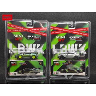 รับคู่ #145 Chase Nissan GT-R Magic Green #146 Chase Lamborghini Huracan GT Magic Green 1:64 MINI GT X Tarmac works