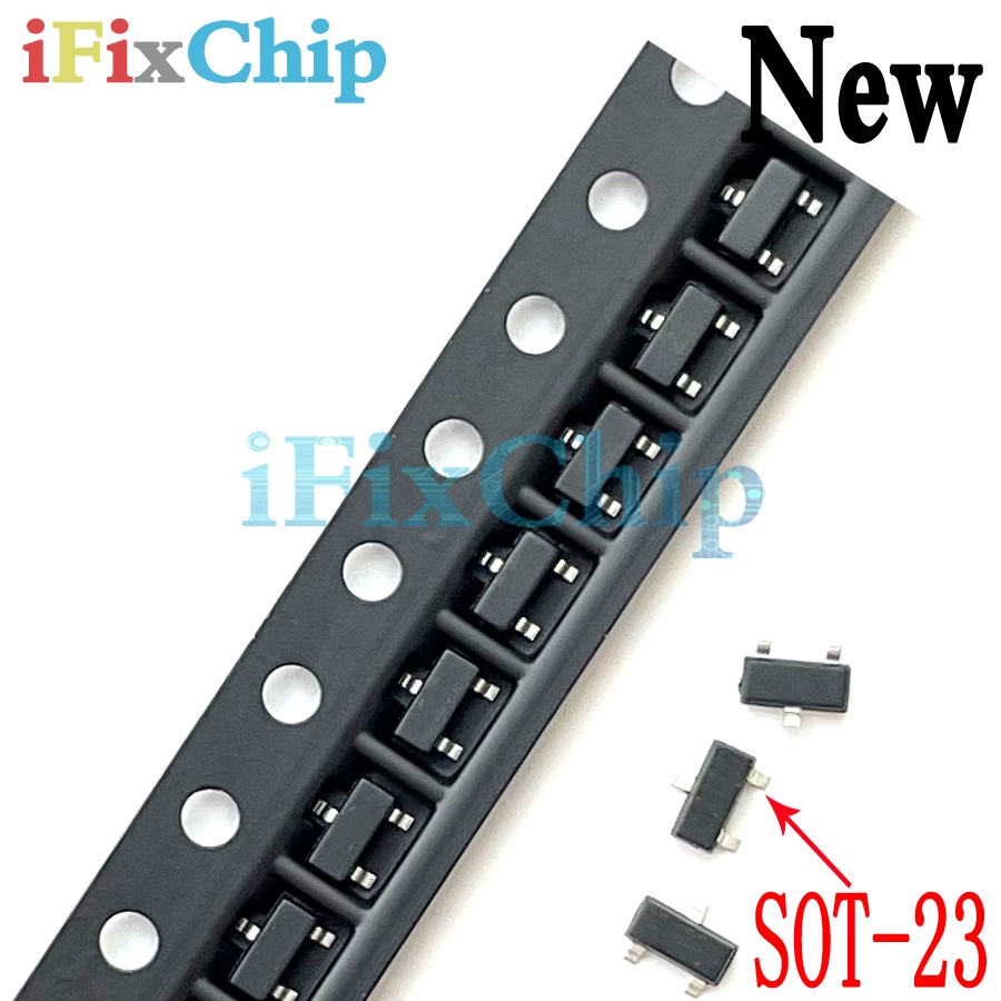 100 ชิ้นใหม่เอี่ยม BC847A SOT-23 BC847 SOT 1E SMD