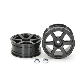 [ชุดแต่งรถบังคับ] TAMIYA 53453 OP.453 Medium-Narrow 6-Spoke Wheels (Offset+2) ชุดแต่งทามิย่าแท้ rc