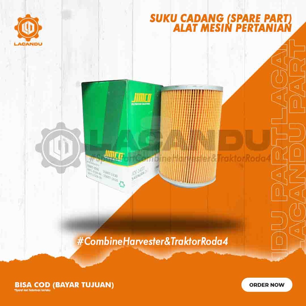 (JIMCO) Yanmar SOLAR FILTER - YANMAR FUEL FILTER ELEMENT JFE-88015 JFE88015 - อะไหล่ TRACTORAND LACU