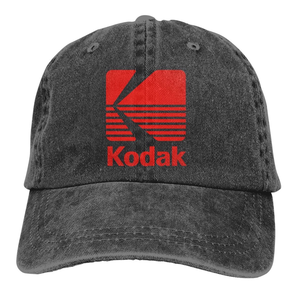หมวกอินเทรนด์ใหม่ Kodak Logo Wild Cowboy Cap Unisex
