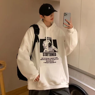 TS MEN เสื้อแขนยาวมีฮู้ด เสื้อกันหนาวมีฮู้ด ผ้าสำลี ผ้าหนาดีใส่สบาย รุ่นNT46