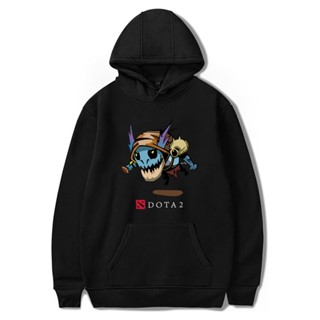 Dota 2 Hoodie เสื้อโค้ทกันหนาว มีฮู้ด ผ้าฝ้าย ลายการ์ตูน ขนาดใหญ่ สําหรับผู้ชาย และผู้หญิง ไซซ์ 4XL 1352C