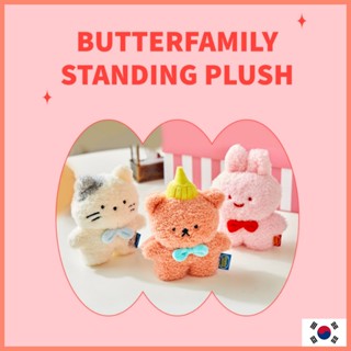 [BUTTERSHOP] Butter Family Standing Plush buttershop plush doll cute Mini Plush Soft Doll Stuffed ตุ๊กตาผ้าขนหนู