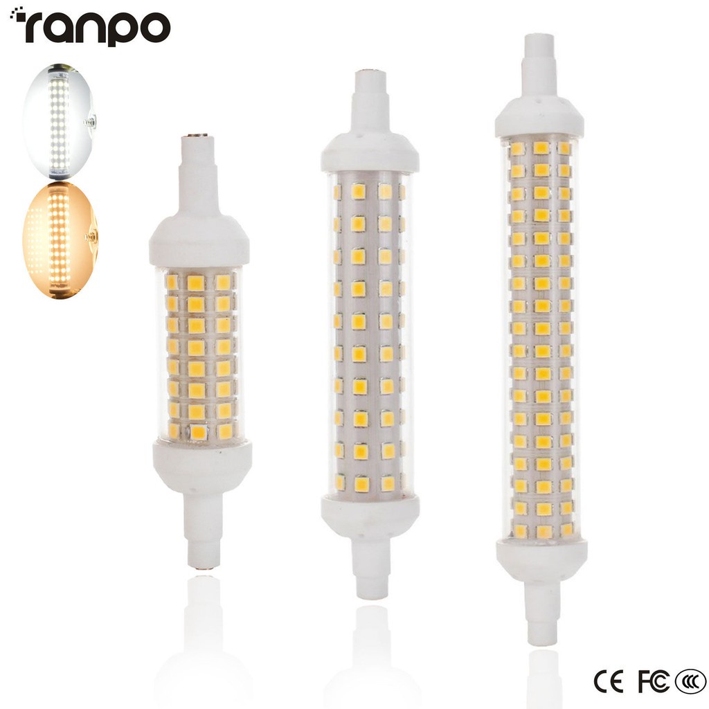 เซรามิค R7S J78 J118 J135 10-20W 2835 SMD LED Flood Light แทนที่หลอดฮาโลเจน