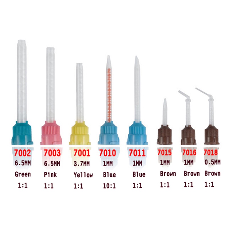 50 ชิ้น ยางซิลิโคนแบบใช้แล้วทิ้งสําหรับผสมเครื่องมือทันตกรรม