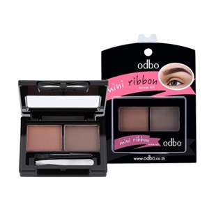 โอดีบีโอ พาเลท เขียนคิ้ว แบบฝุ่น odbo MINI RIBBON BROW KIT #OD777