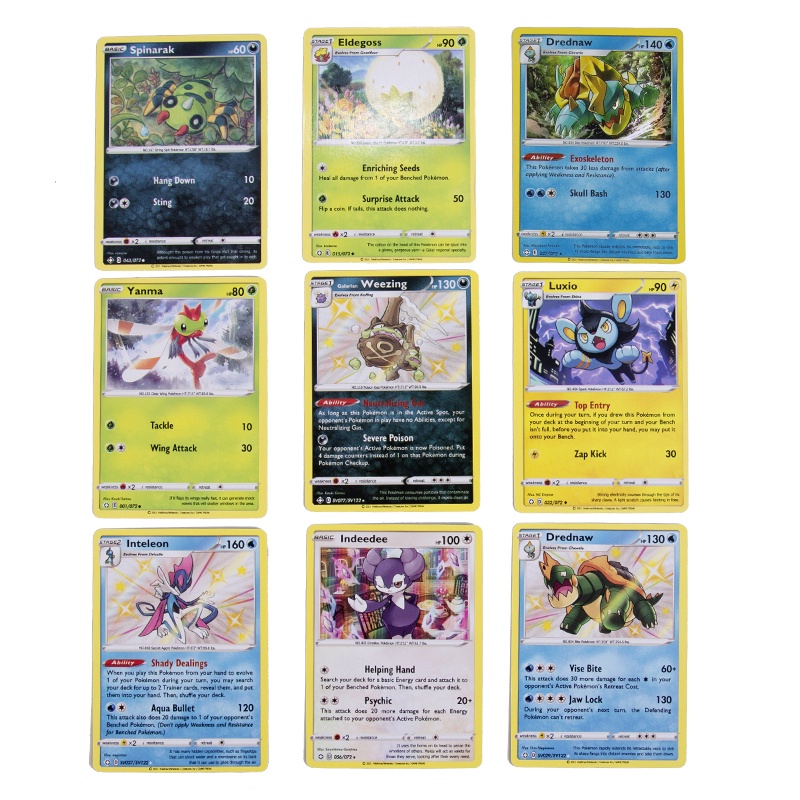 54-324 ชิ้น Shining Fates Pokemon การ์ดภาษาอังกฤษ Sword & Shield Trading การ์ดของเล่นสะสมสําหรับเด็กผู้ใหญ่ - รูปที่ 3