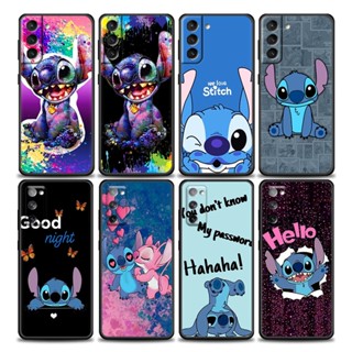 เคสโทรศัพท์มือถือ TPU ลายการ์ตูนหมีโคอาล่า สติตช์ สีฟ้า สําหรับ Samsung S22 S8 S9 S10 Lite S10e S21 S20 FE Plus Ultra 4G 5G