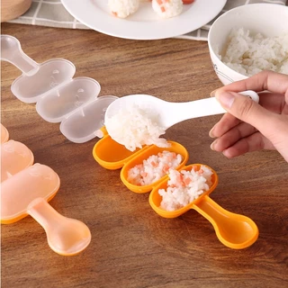 แม่พิมพ์ข้าวปั้นข้าวปั้นซูชิ DIY สำหรับเด็ก พิมพ์ทำข้าวปั้นรูปก้อนกลม