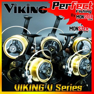 รอกตกปลา รอกสปินนิ่ง VIKING V SERIES BLACK GOLD ( แถมฟรี จาระบี VIKING REEL LUBE)